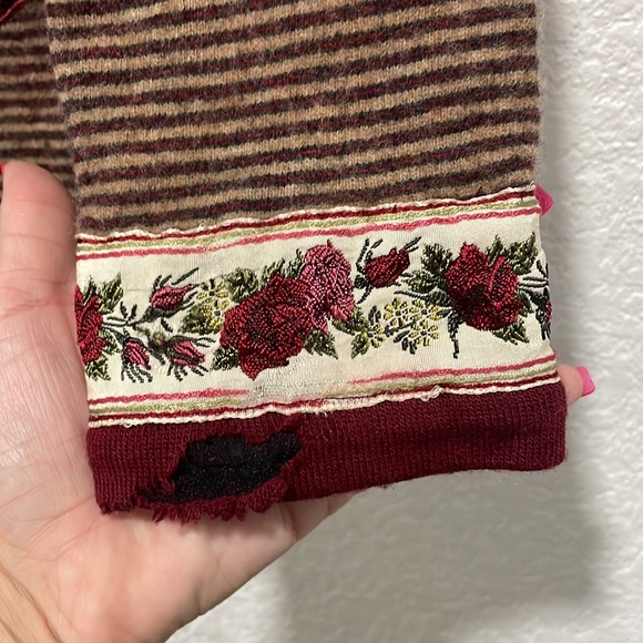 Vintage Bleu Blanc Rouge embroidered sweater size 1 - Picture 6 of 7